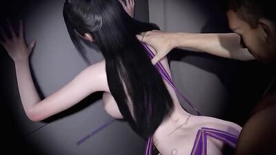 Super sexy Asian milf with huge natural tits and big butts got her wet pussy fucked so hard