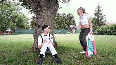 MATURE4K. Czech MILF met a young stud after a morning run and took him to her place