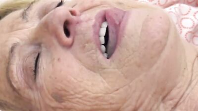 sexy hairy 90 years old granny banged by her toyboy