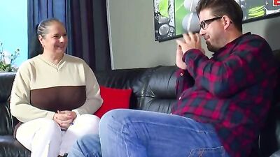 Mature Riding Instructor With Huge Tits Seduced