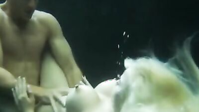 Hot blonde fucked underwater!