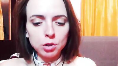 Attractive Redhead Facial And Solo