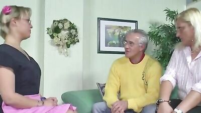 Hot Mature Threesome With Big Tits & Big Dick - Real Swinger Sex