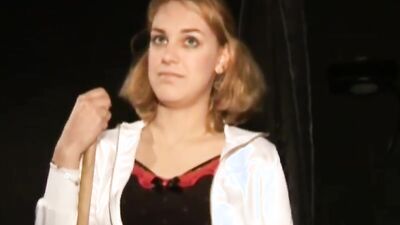 Pearly seduces rough teen friend