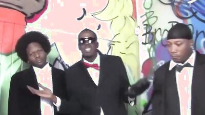 Jordan Blue Gets Her Face Fucked By Big Black Cocks