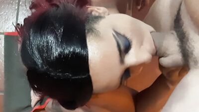 fucking and blowjob with cumshot on the face