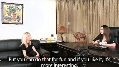 FemaleAgent. Ravishing blonde needs no persuading