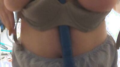 Bouncing my boobs