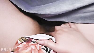 This is how I end my day caressing my pussy - POV -