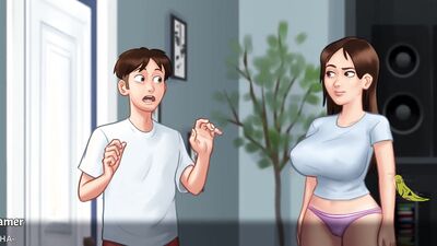 (P19) Summertime Saga | Landlady Secretly Masturbates Too?!