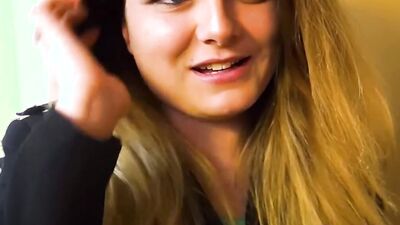 Hottie Coed Reagan Gives A BJ And Rubs A Cock With Her Feet!