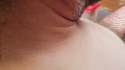 My slutty wife in leather skirt gets fucked by my big cock!