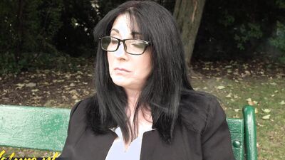 Busty Mature MILF Sabine Gets Fucked By a Tall Guy She Met In The Park