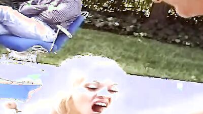 Trashy Housewife Gets Swinger Sex Outdoors For Arousement