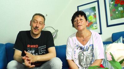 Big Tits, the German amateur MILF, gets her first private homemade porn with a hot cumshot