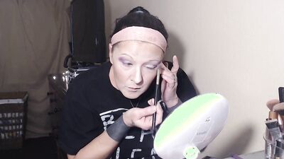 Check out the hottest mature birthday makeup in HD!