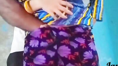 Janvi Bhabhi gets pounded hard in standing position by her boyfriend's big cock