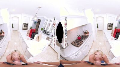 Mellanie Monroe's last solo before a steamy virtual reality fuck-fest with Dan Damage