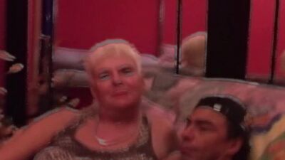 Watch this mature German blonde show off her oral skills in a hardcore orgy