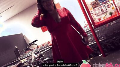 Andy Star gets naughty in public with a hot MILF brunette