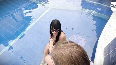 Stepmom catches me playing with my latina stepmom's pussy in public & teaches me how to be a lesbian