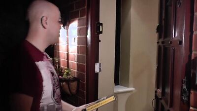 Lacey Starr deepthroats and takes a massive facial from Johnny's huge cock