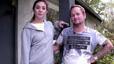 Lullu Gun's hot yoga session turns into a wild outdoor fuck fest with her man