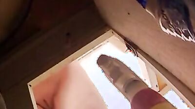 Kinky mature wife's shaved pussy gets rammed hard