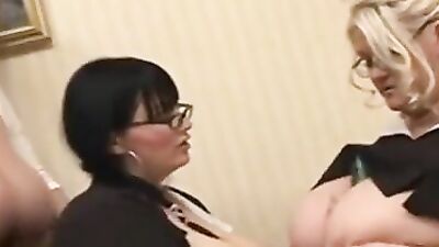 Simone Stephens, Leah Jayne & Kirstyn Halborg: British MILFs with Huge Tits