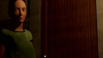 Experience the ultimate TS 3D strapon action with a stunning MILF, granny, and a hot shemale