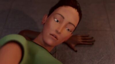 Experience the ultimate TS 3D strapon action with a stunning MILF, granny, and a hot shemale