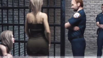 Sophia Parker cheats on her husband with her stepson in hot lingerie - Police Ending