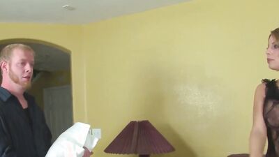 Britney Amber's Roped Dick Ruined by Mean Massage & CBT