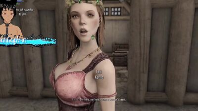 Star, the horny milf, takes a wild road trip & stay at the inn in Skyrim B & L Mod