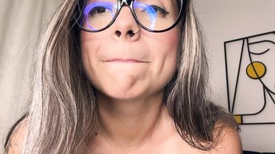 Mature Latina Stepmom with Huge Tits offers to jerk off and let you shoot your load on her tits