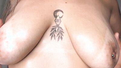 Mature Latina Stepmom with Huge Tits offers to jerk off and let you shoot your load on her tits