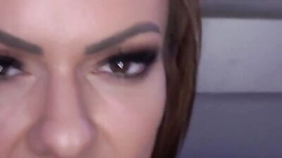 Aila Donovan's steamy homemade POV creampie fantasy