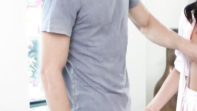 Jade Kimiko's big tits and sexy handjob will make you cum hard