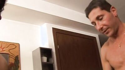 Cute Brazilian chick seduces mature guy for hardcore ass pounding and facial