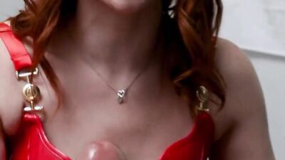 Big Tits goes wild with a rough roleplay & gets a messy creampie