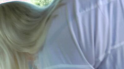 Dirty Tina gets a public creampie ride in HD