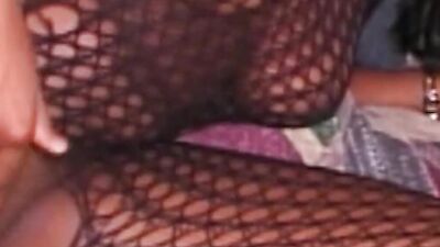 Watch this MILF's first time with hardcore rough sex and finger banging in Netzstrumpfen