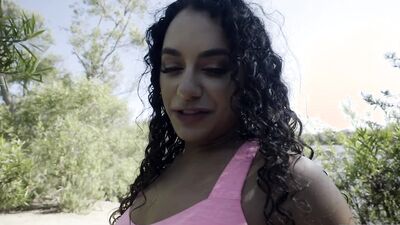 Brianna Bourbon gets drilled hard by stepson in public and almost caught