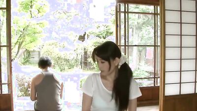 Eriko Miura's petite Japanese stepmom gets pounded in homemade sex tape