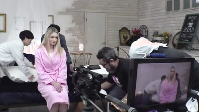 Bunny Colby's petite body is the perfect match for the job she was hired for!