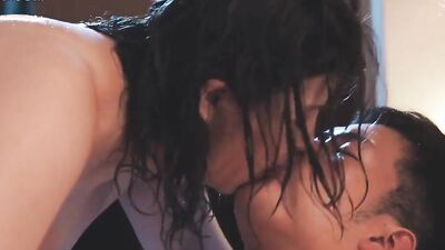 Big Tits gets wet and wild with her housekeeper in a steamy interracial house party
