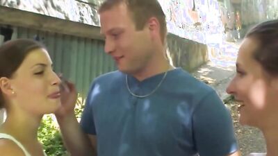 Cash-hungry Czech Couples engage in group sex with big-titted Russian sluts