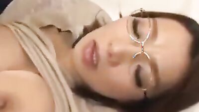 Mature Asian MILF with huge tits gets naughty with you in this hot mature sex video