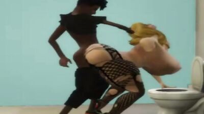 Big Tits gets a B- grade in public HD action with her massive tits bouncing