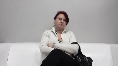 Monika's casting couch interview - Big Tits gets her off with a massage and a deep dicking